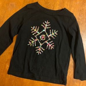 Cat & Jack Snowflake Tee